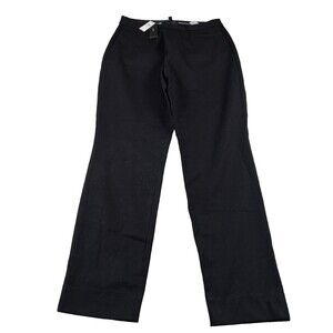 Banana Republic Sloan Pants Women's 14 Petite Black High-Rise Career